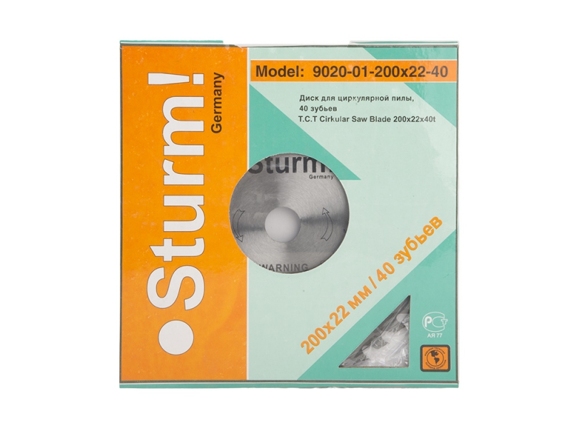 Диск для циркулярной пилы STURM 9020-01-200x22-40