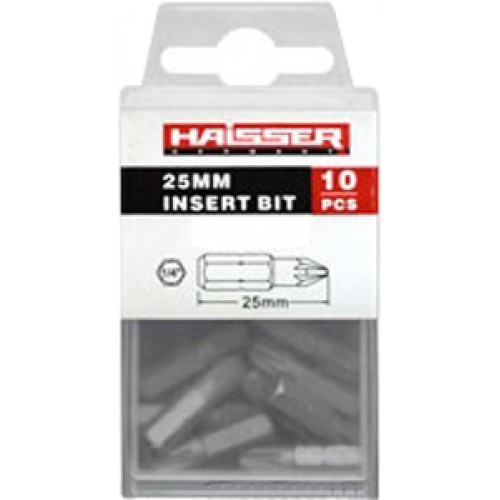 Набор бит HAISSER 702502P PH2х25 мм 10 шт. (18007)