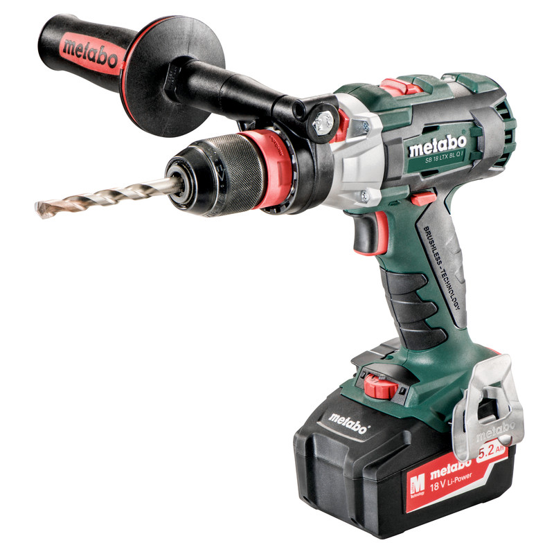 Аккумуляторная ударная дрель-шуруповерт METABO SB 18 LTX BL Q I (602353650)