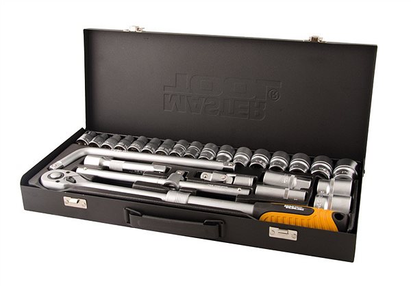 Набор насадок торцевых MASTER TOOL CrV 26 шт. (78-4126)