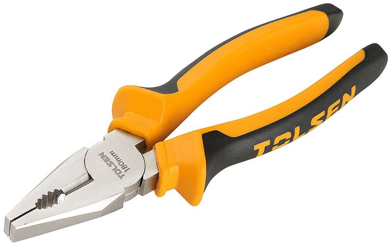 Пассатижи TOLSEN 160 мм Эрго рукоятки (10000)
