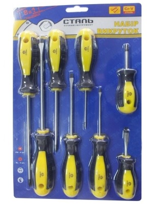 Набор отверток СТАЛЬ 8 шт. (49040)