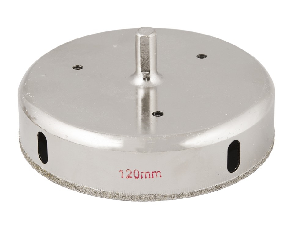 Сверло трубчатое MASTERTOOL с алмазным напылением 120 мм GRANITE (2-01-202)