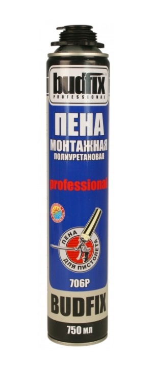 Пена монтажная профессиональная BUDFIX 706 P 750 мл (66658)