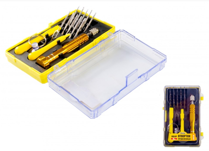 Набор отверток прецизионных MASTER TOOL 15 шт. (40-0163)