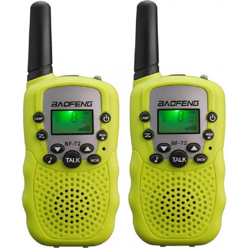 Комплект раций BAOFENG MiNi BF-T2 PMR446 Yellow (Гр7887)