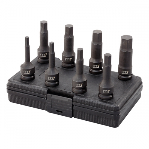 Набор шестигранников ударных 1/2" 8 шт. Н6-Н19 (22612)