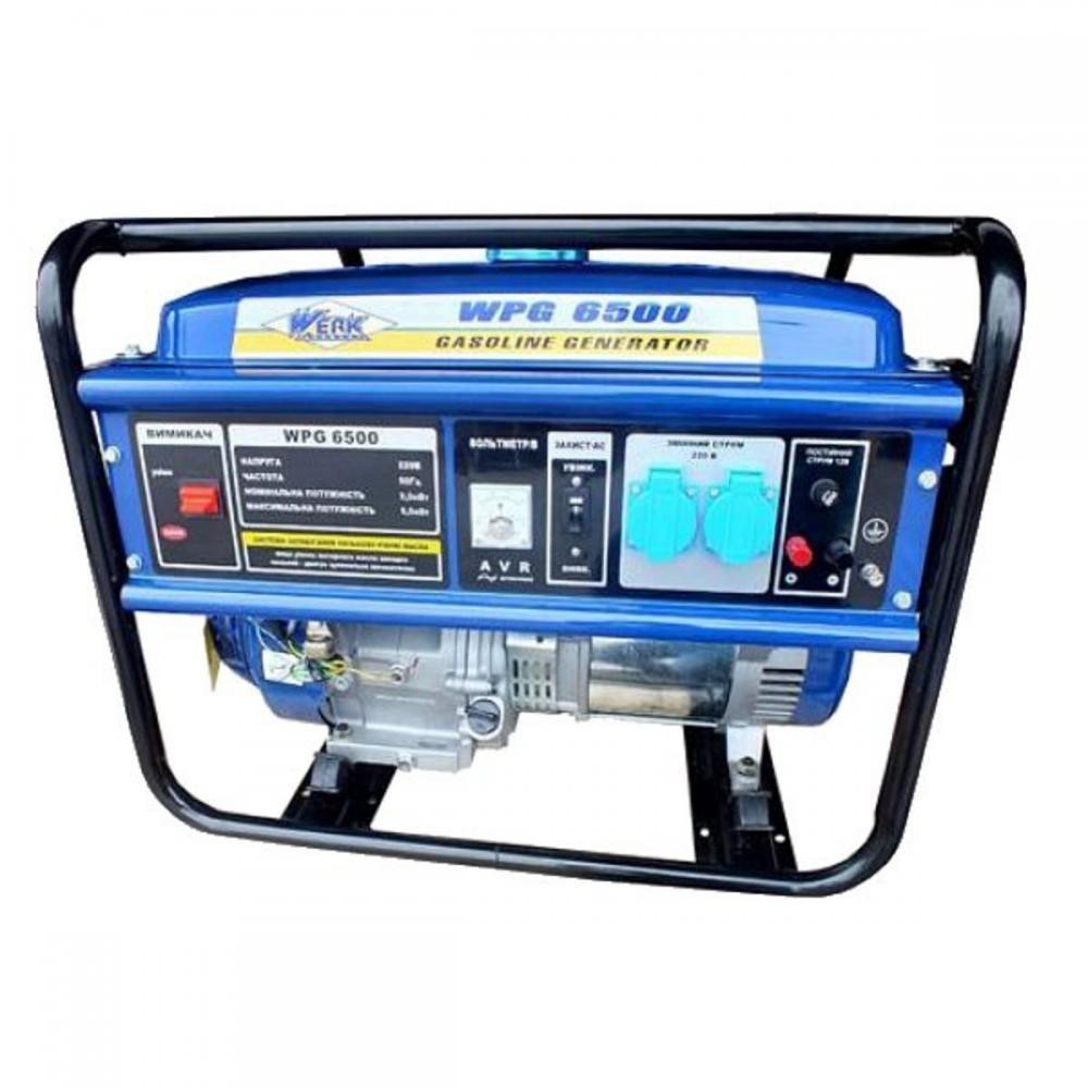 Генератор бензиновый WERK WPG6500 (43237)