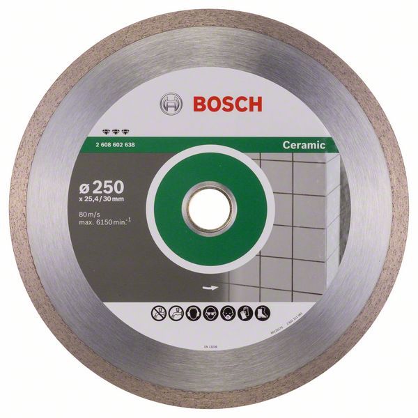 Алмазный диск BOSCH Best for Ceramic 250х30/25,4 (2608602638)