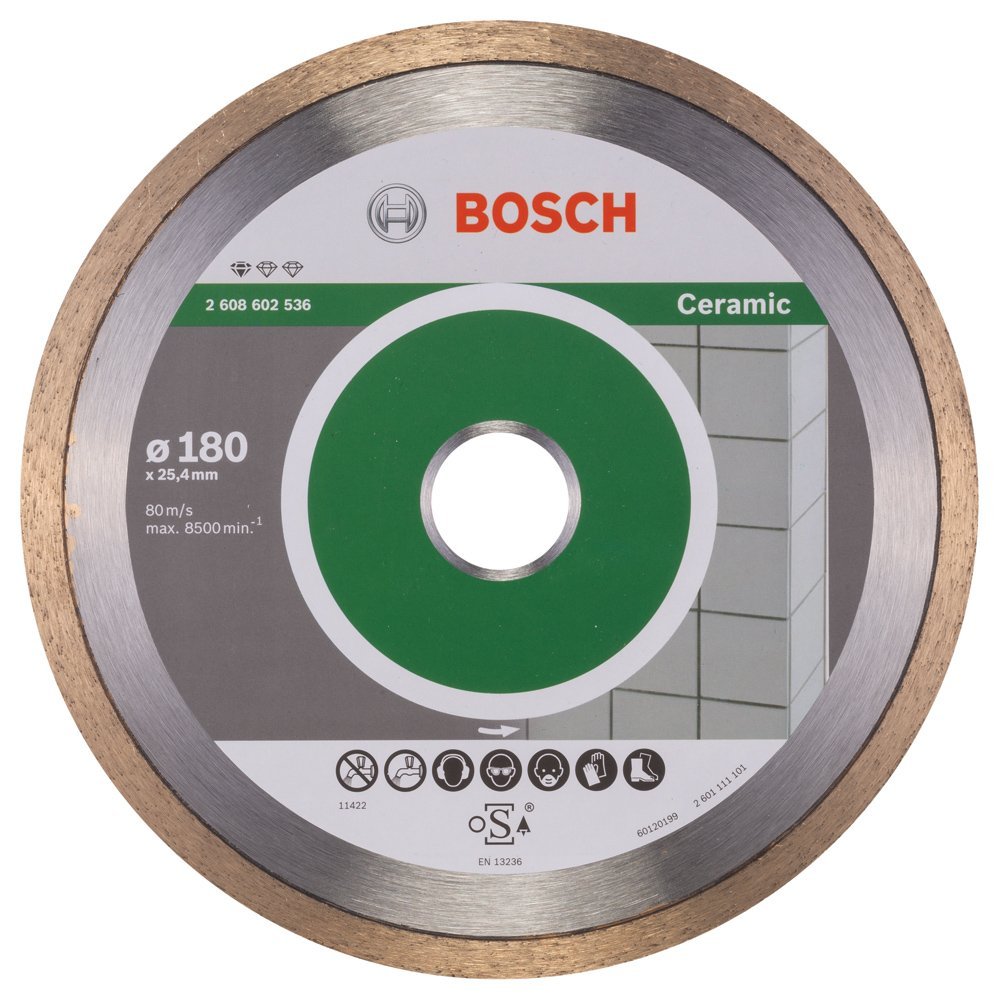 Алмазный диск BOSCH Professional for Ceramic 180х25,4 (2608602536)