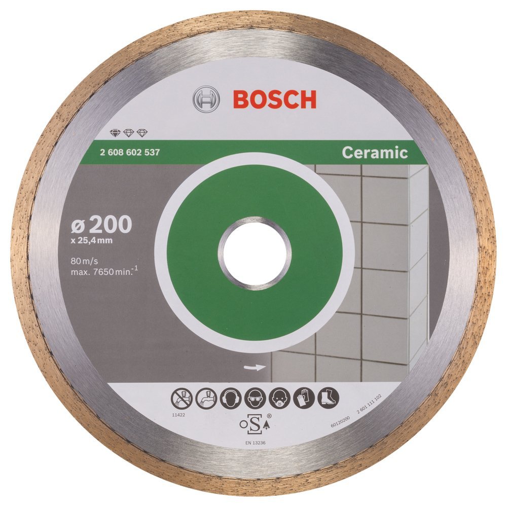 Алмазный диск BOSCH Professional for Ceramic 200х25,4 (2608602537)