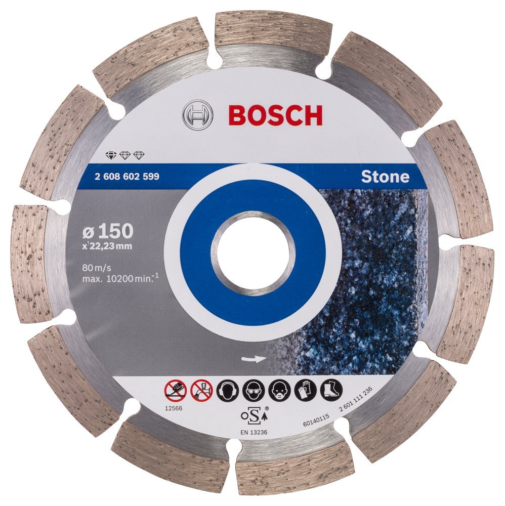 Алмазный диск BOSCH Professional for Stone 150х22,23 (2608602599)