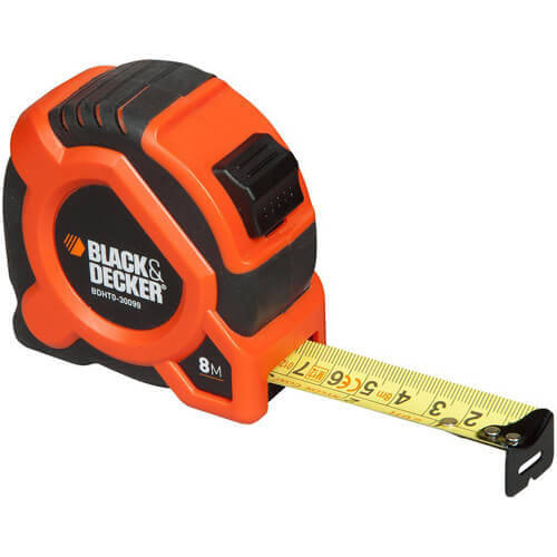 Рулетка измерительная BLACK+DECKER 8,0 м BDHT0-30099
