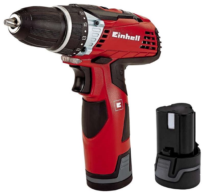 Дрель аккумуляторная Einhell TE-CD 12 Li mit 2. Akku (4513602)