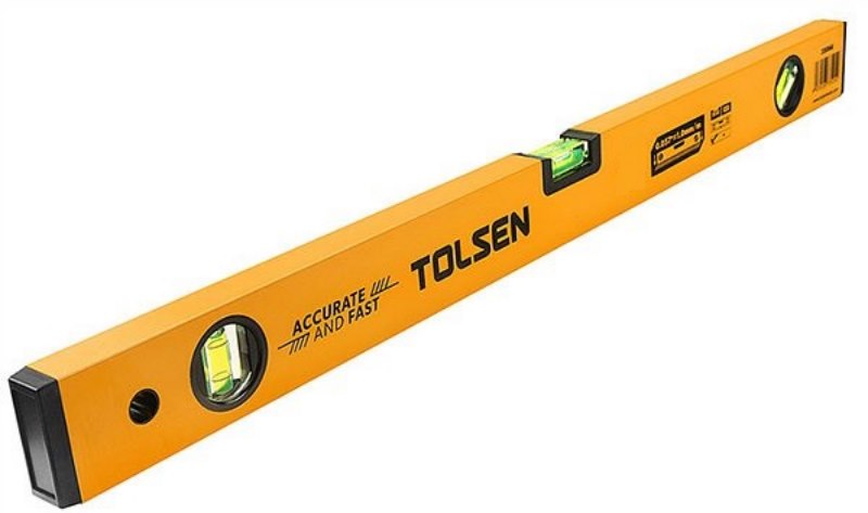 Уровень Tolsen 150 см 3 капсулы алюминиевая рамка 1мм (35070)