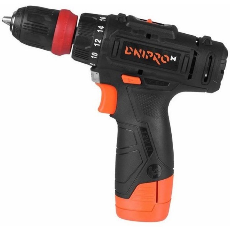 Аккумуляторная дрель-шуруповёрт DNIPRO-М CD-121Q (80610000)