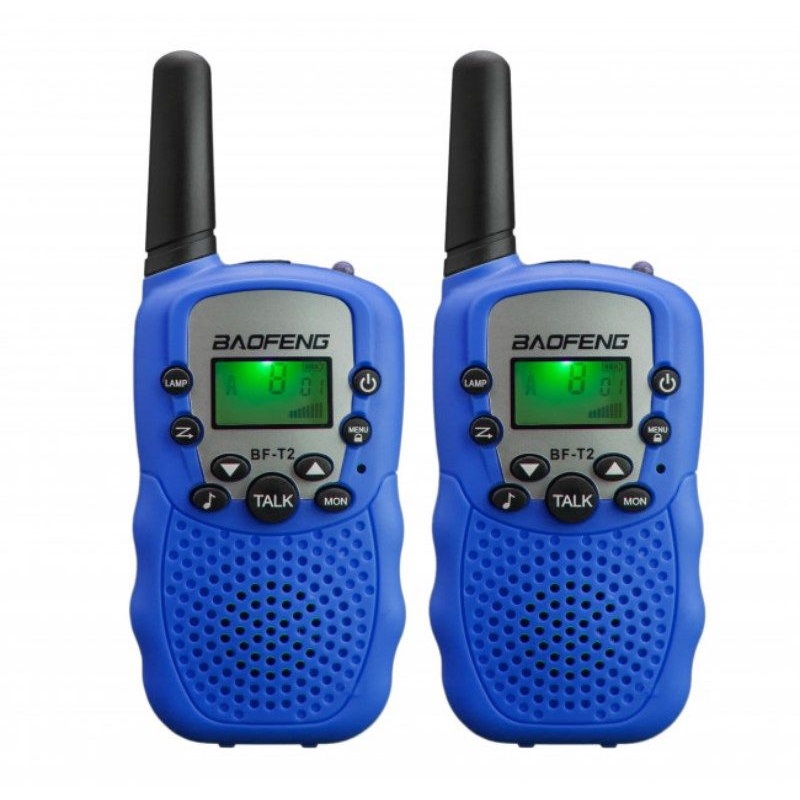 Комплект раций BAOFENG  MiNi BF-T2 PMR446 BLUE (Гр7889)