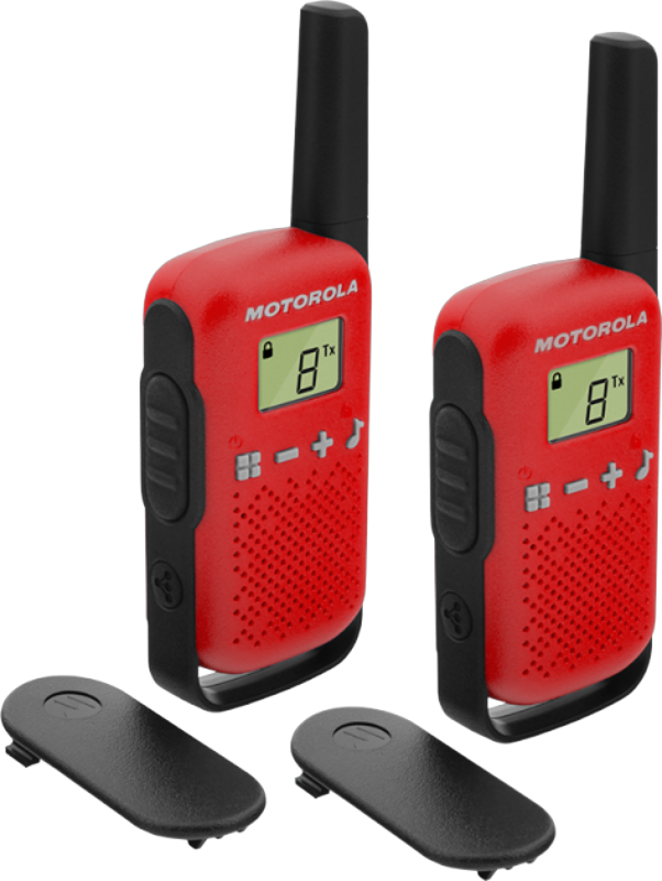 Комплект раций MOTOROLA TALKABOUT T42 RED TWIN PACK (Гр8219)