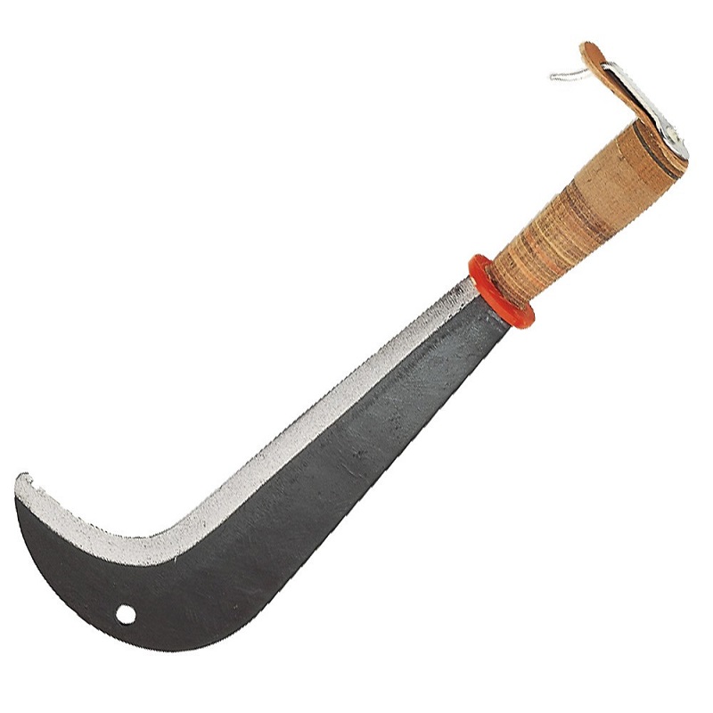 Серп швейцарский STIHL, кожаная рукоятка, 650 г, 43 см (00008813400)
