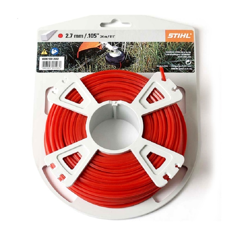 Косильная струна STIHL, 2,7 мм х 34 м, квадратная (00009302642)