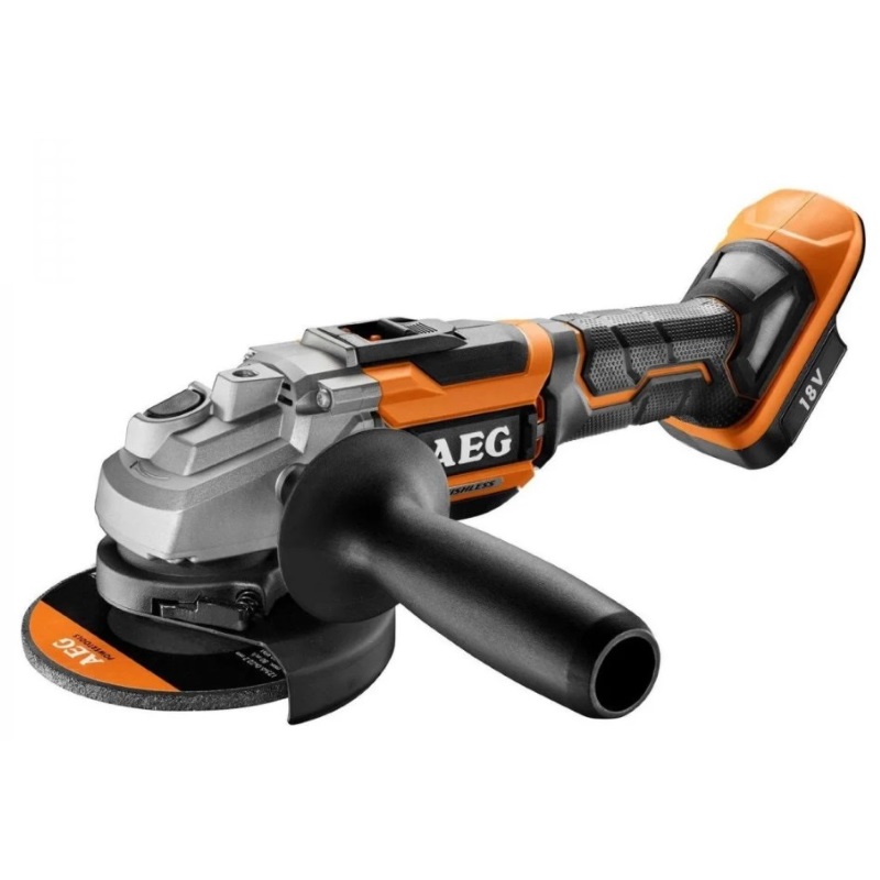 Аккумуляторная угловая шлифмашина AEG BEWS 18-125BL-0 (каркас) (4935464414)
