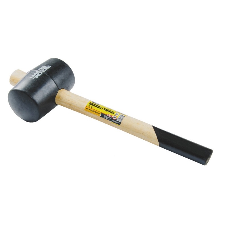 Киянка гумова Mastertool чорна 60 мм (02-0302)