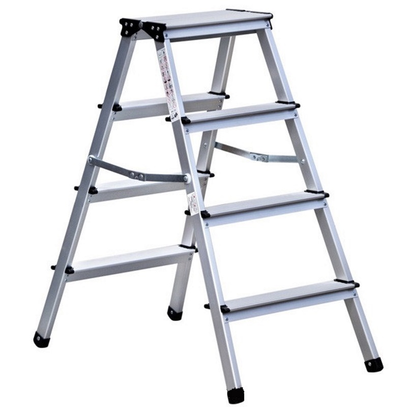 Двухсторонняя стремянка алюминиевая Virastar Olympos 2x4 ступени (OL4-LFD88AL)