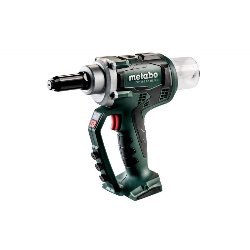 Аккумуляторный заклепочный пистолет Metabo NP 18 LTX BL 5.0 LiHD 2x4.0 Ач (619002800)