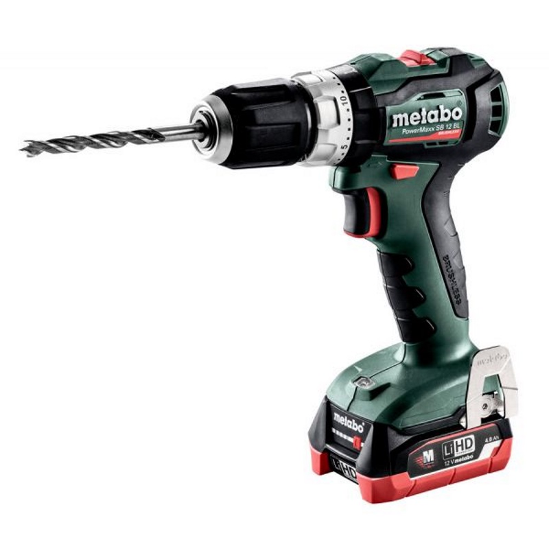 Аккумуляторный ударный дрель Metabo POWERMAXX SB 12 BL (601077800)