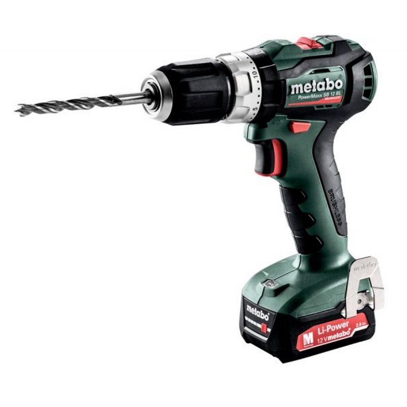 Аккумуляторный ударный дрель-шуруповерт Metabo POWERMAXX SB 12 BL кейс (601077500)