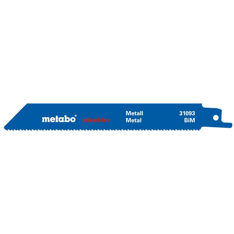 Сабельное полотно Metabo Flexible Metal 150 мм, 14 TPI, 5 шт. (631491000)