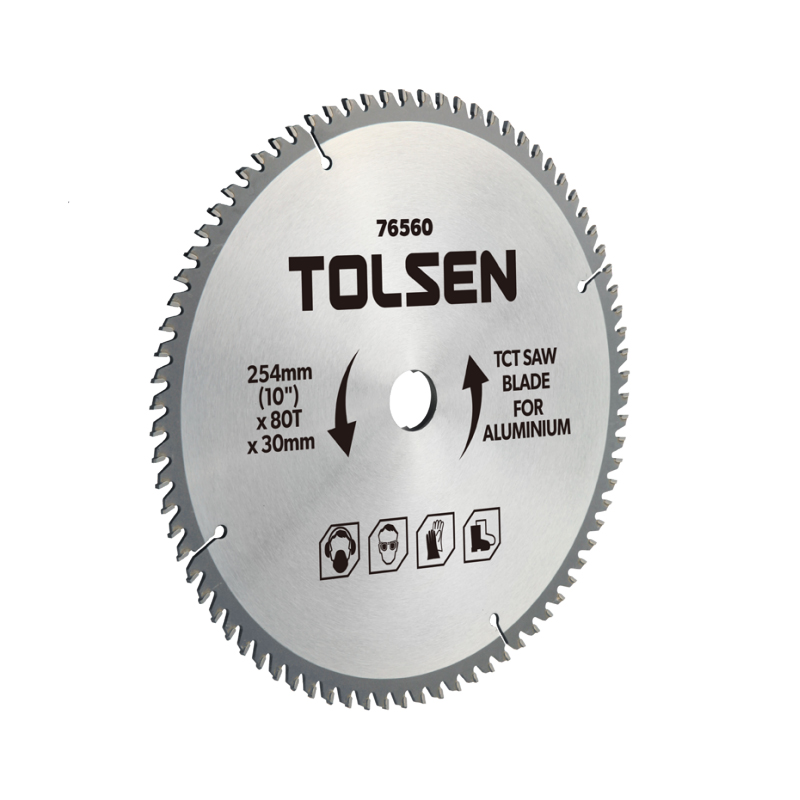 Диск пильный по алюминию Tolsen 254х80Тх30 (76560)
