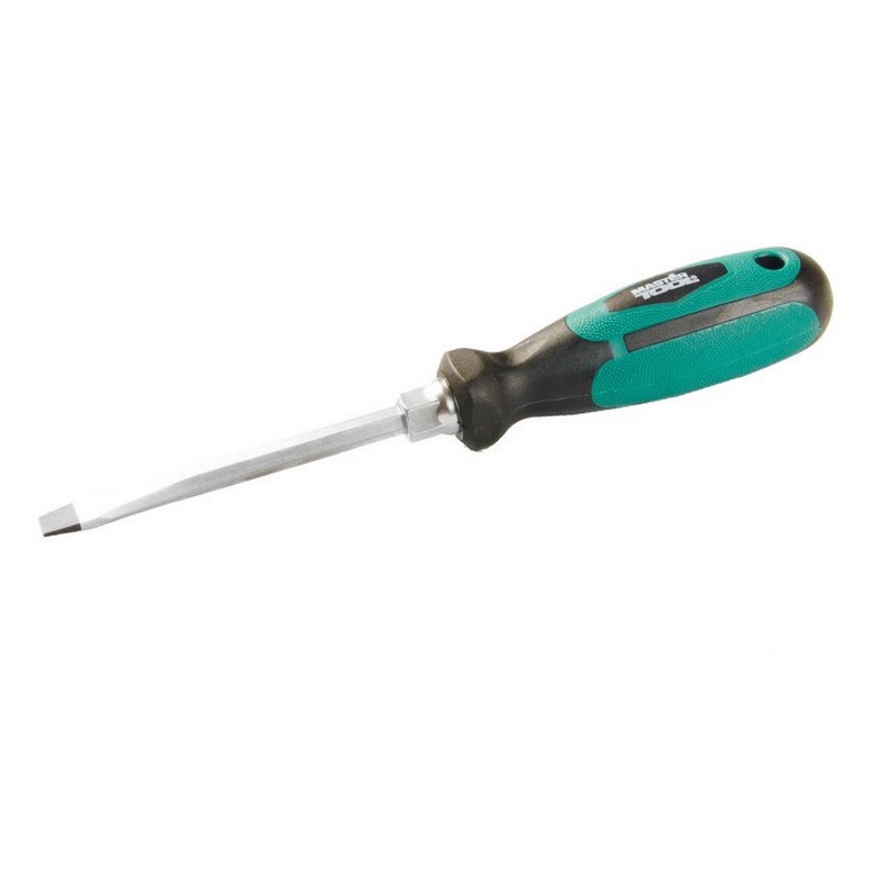 Отвёртка плоская усиленная MasterTool SL8х150 (45-8815)