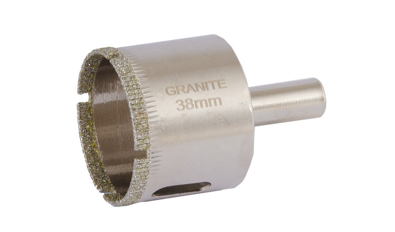 Сверло трубчатое Granite с алмазным напылением для стекла и плитки 38 мм (2-01-238)