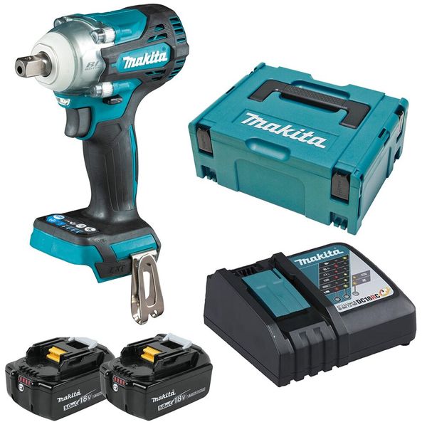 Акумуляторний гайковерт Makita Li-Ion 18В, 5Ач (DTW301RTJ)