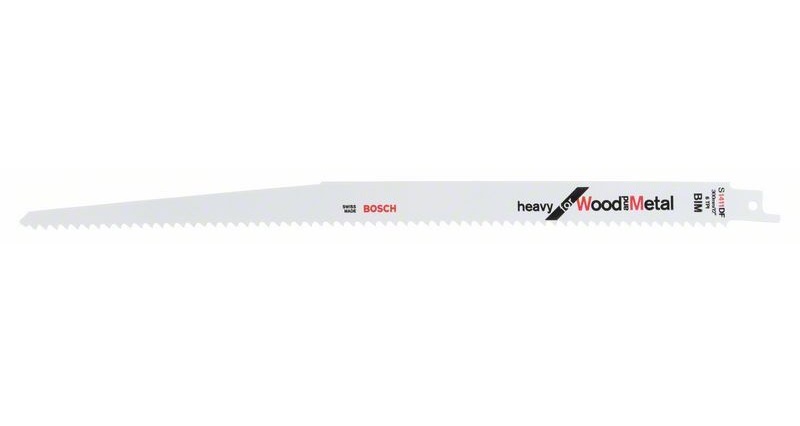 Пильное полотно по дереву с гвоздями Bosch S 1411 DF Heavy for Wood and Metal 2 шт. (2608654834)