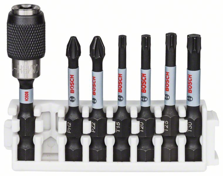 Набор ударных бит Bosch Impact Control 1/4" 50 мм, 7 шт. (2608522327)