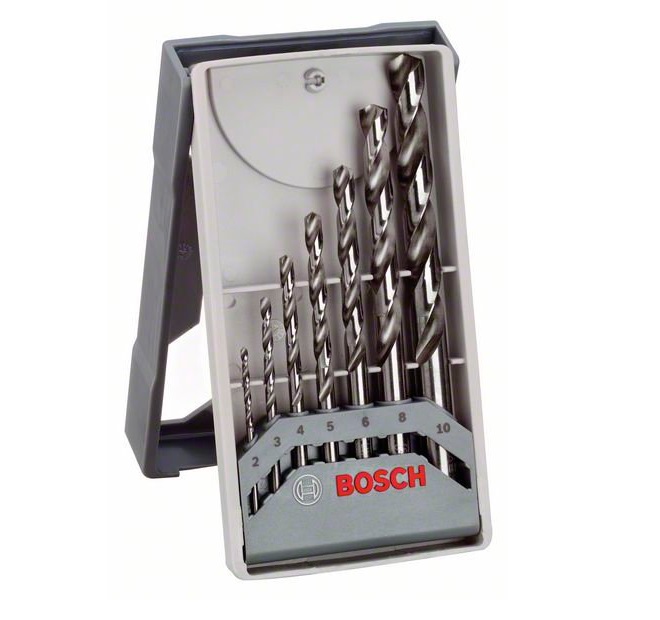 Комплект сверл по металлу Bosch HSS-GMini X-Li, 7 шт. (2608589295)