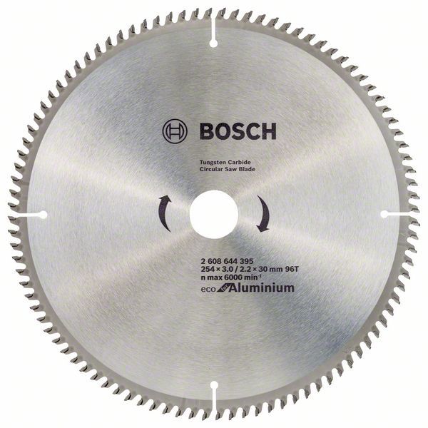 Диск пильный по дереву Bosch Eco AL 254x30-96T (2608644395)
