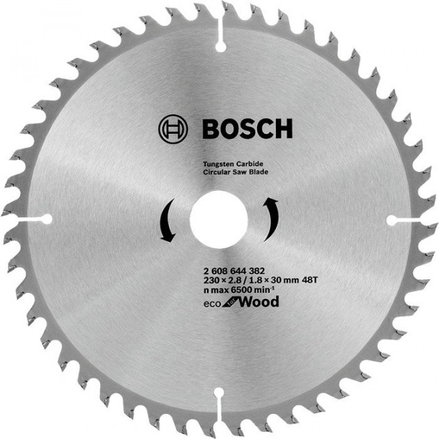 Диск пильный по дереву Bosch 230x30x48T ECO for Wood (2608644382)