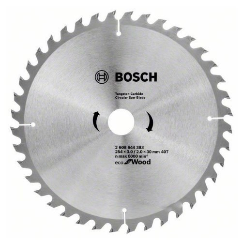Диск пильный по дереву Bosch 254x30x40T ECO for Wood (2608644383)