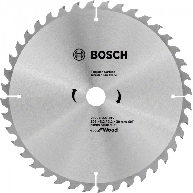 Диск пильный по дереву Bosch 305x30x40T ECO for Wood (2608644385)