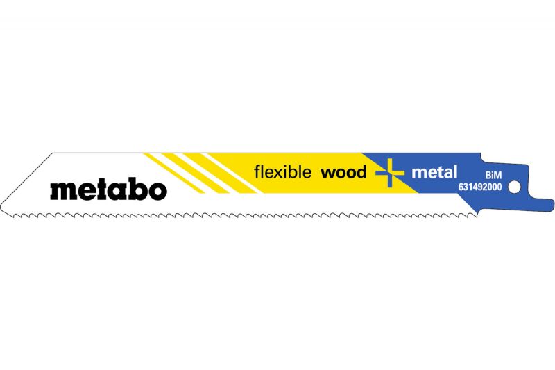Пильное полотно по дереву с гвоздями Metabo Flexible 150 мм 5 шт. (631492000)