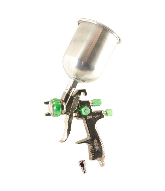 Краскопульт Mastertool LVLP ВБ 600 мл, Ø 1,3 мм, 125-170 л/хв (80-8804)