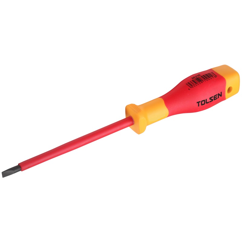 Викрутка діелектрична Tolsen Premium VDE SL 2.5х0.4х75 мм (V30204)