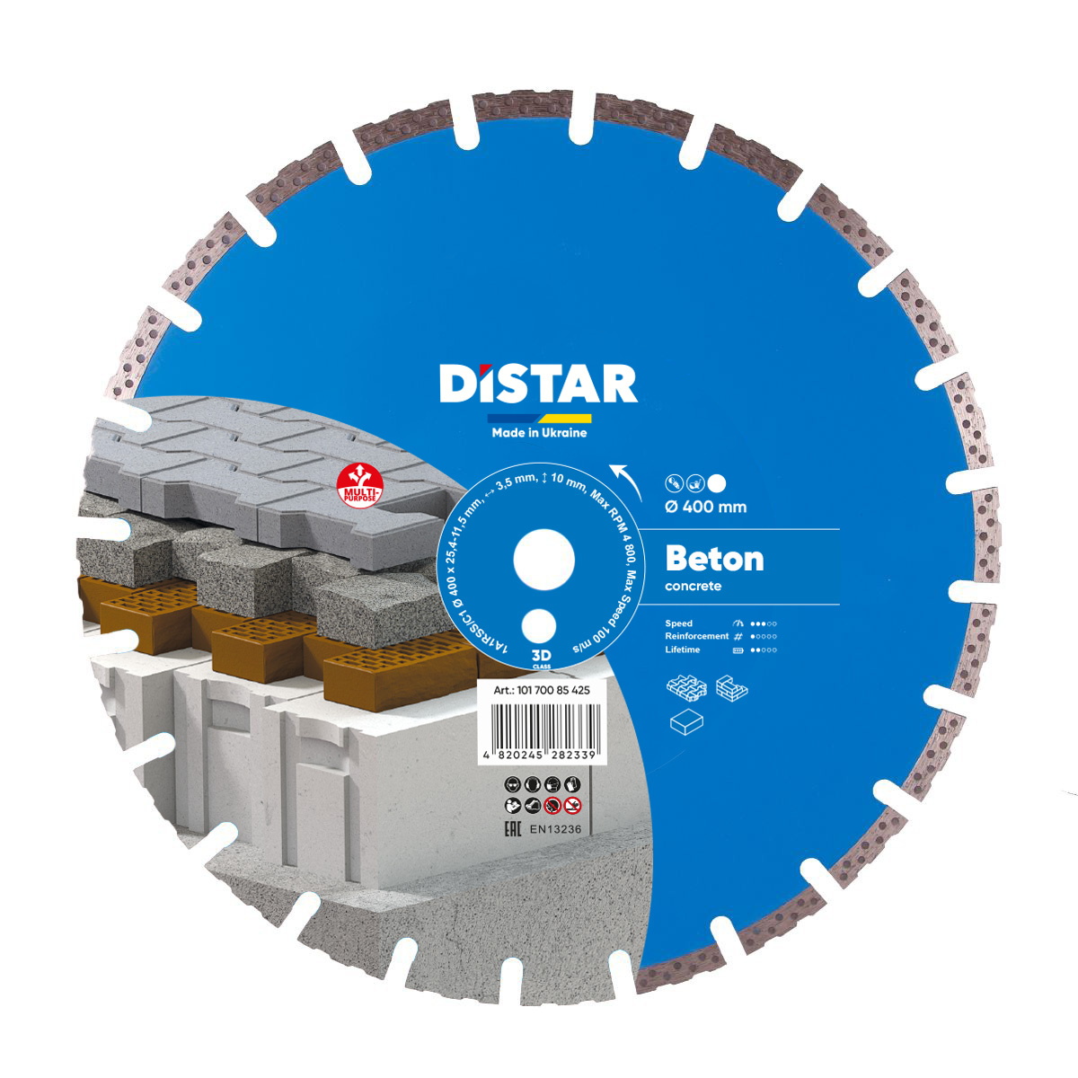 Круг алмазный отрезной Distar 1A1RSS 400 BETON (10170085425)