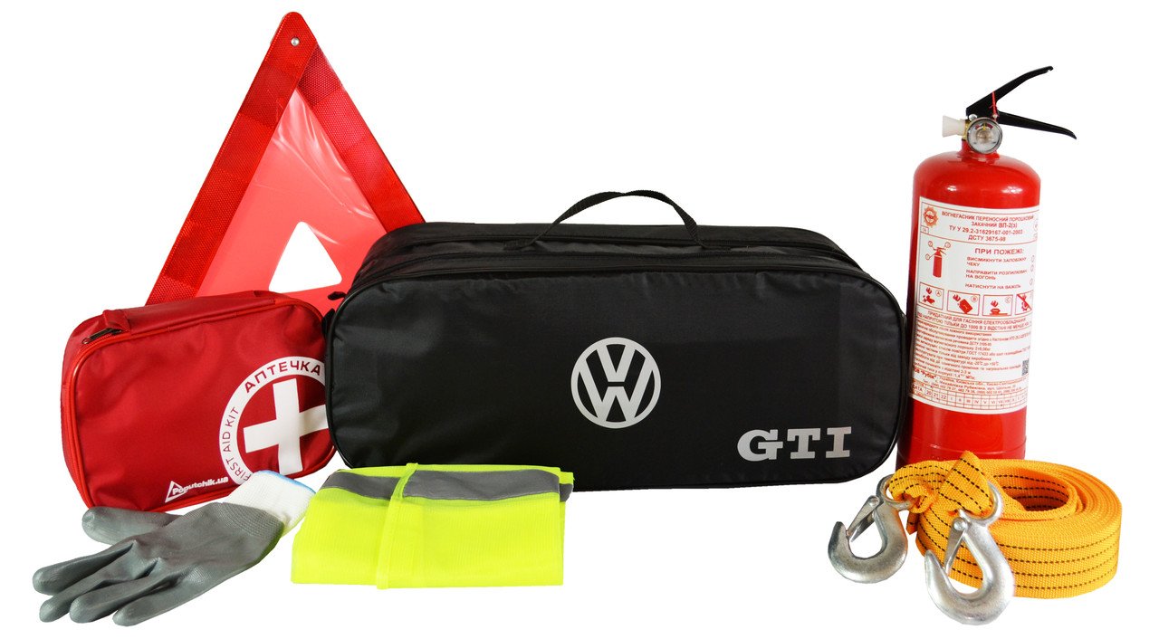 Сумка-набір автомобіліста Poputchik Volkswagen GTI легковий (01-134-Л)