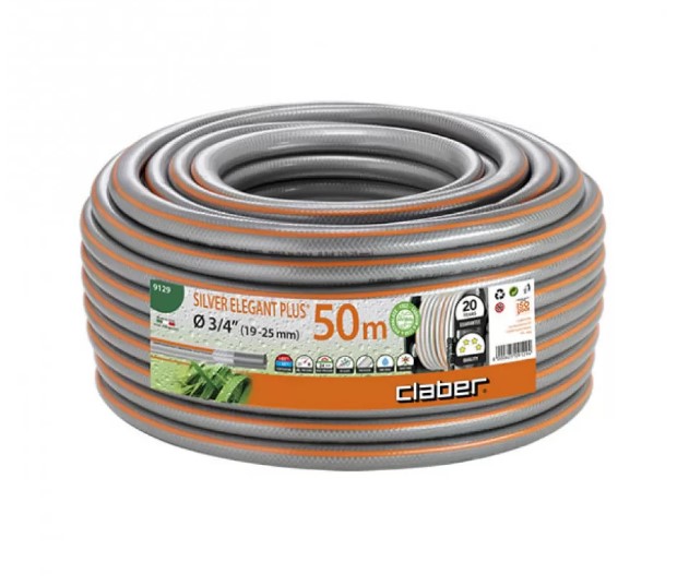 Шланг поливочный Claber 3/4"  50 м Silver Elegant Plus (81877)