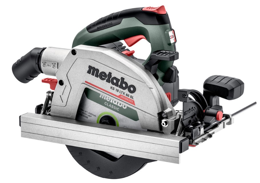 Дисковая пила аккумуляторная Metabo KS 18 LTX 66 BL каркас (611866840)