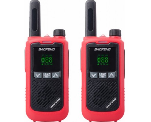 Комплект раций Baofeng BF-T17 Red Twin Pack (ГРР00000197)